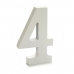 Numbrid 4 Puit Valge (1,8 x 21 x 17 cm) (12 Ühikut)