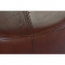 подставка для ног DKD Home Decor Чёрный Металл Коричневый Кожа (55 x 55 x 37 cm)