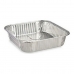 Set van trays Zilverkleurig Aluminium 20,5 x 6,5 x 20,5 cm