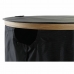 Košara za prljavo rublje DKD Home Decor Crna Ozols Flomaster (44 x 44 x 57 cm)