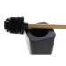 Set de Baño DKD Home Decor Negro Natural Bambú Poliestireno 11,5 x 11,5 x 38 cm 3 Piezas