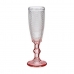 Champagneglas Roze Transparant Glas 6 Stuks (180 ml)