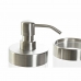 Conjunto de Banho DKD Home Decor Gennemsigtig Sølvfarvet Aluminium polystyren Plastik 10 x 7,5 x 16,5 cm