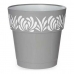 Vaso Autoirrigante Stefanplast Gaia Grigio Bianco Plastica 25 x 25 x 25	 cm