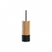 Βούρτσα Τουαλέτας DKD Home Decor Μαύρο Φυσικό Bamboo Αλουμίνιο 10 x 10 x 36,8 cm