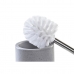 Brosse de salle de wc DKD Home Decor Gris Rose Argenté Rose clair Métal Aluminium Dolomite Urbaine 9,8 x 9,8 x 39 cm (2 Unités)