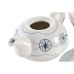 Rotaļlietu Tējas Komplekts DKD Home Decor Zils Balts 750 ml Dolomite (3 gb.)