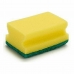 Schuurspons Geel Groen Synthetische vezel 4 x 9 x 6,5 cm (96 Stuks)