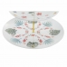 Coupe à fruits DKD Home Decor Multicouleur Métal Porcelaine Tropical 27 x 27 x 34 cm