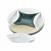 Set za Aperitiv DKD Home Decor Les 22 x 22 x 1 cm Listi Zelena Gres