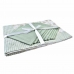 Set biancheria da tavola DKD Home Decor Fiori 150 x 250 x 0,5 cm Verde