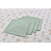 Conjunto de toalhas de mesa DKD Home Decor Bloemen 150 x 250 x 0,5 cm Verde