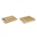 Besticks-sortering DKD Home Decor Bambu Kolonial Afrikan 25,5 x 35,5 x 5 cm (2 antal)