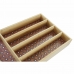 Organizator pentru tacâmuri DKD Home Decor Bambus Colonial African 25,5 x 35,5 x 5 cm (2 Unități)