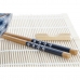 Set za sushi DKD Home Decor 14,5 x 14,5 x 31 cm Plava Gres Keramika Orijentalno (16 Dijelovi)