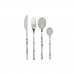 Faqueiro DKD Home Decor Prateado Aço inoxidável Branco 16 Peças (16 pcs)