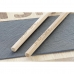 Set per Sushi DKD Home Decor Nero Naturale Bambù Lavagna Orientale 25 x 22 x 3 cm