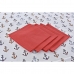 Set posteljine za stol DKD Home Decor Plava Bijela Crvena 150 x 150 x 0,5 cm (2 kom.)