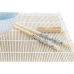 Sushi-Set DKD Home Decor 14,5 x 14,5 x 31 cm Blau Weiß Steingut Orientalisch (16 Stücke)