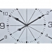 Nástěnné hodiny DKD Home Decor Sklo Zlatá Kov Bílý Kompas (60 x 3 x 60 cm)