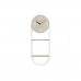 Reloj de Pared DKD Home Decor Natural Metal MDF Blanco (25,5 x 11,5 x 71 cm)