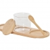 Δοχείο για Ζάχαρη DKD Home Decor Διαφανές Φυσικό Bamboo 8,5 cm 29 x 10 x 10 cm Βασικό (12 Μονάδες)