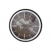 Sieninis laikrodis DKD Home Decor Pasaulio žemėlapis Ruda Juoda Geležis Vintage 59,5 x 8,5 x 59,5 cm