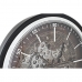 Настенное часы DKD Home Decor Карта Мира Коричневый Чёрный Железо Vintage 59,5 x 8,5 x 59,5 cm