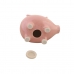 Pușculiță DKD Home Decor Dolomite Infantil Modern Porc Irizant 16,5 x 11,5 x 15 cm