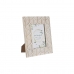 Κορνίζα DKD Home Decor 22,5 x 2 x 28 cm Κρυστάλλινο Καφέ Λευκό Ξύλο από Μάνγκο Urban