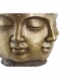 Grondlegger DKD Home Decor Gouden Hout Magnesium Cirkelvormig Boeddha Orientaals 34 x 34 x 30 cm 30 x 34 x 30 cm
