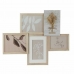 Fotoram DKD Home Decor 53 x 2,4 x 39,5 cm Glas Naturell Shabby Chic