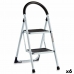 Escalera plegable Blanco Negro Gris Metal 38 x 50 x 84 cm (6 Unidades)