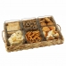 bandeja de aperitivos DKD Home Decor 32 x 11 x 6 cm Cristal Natural 280 ml (7 Unidades)