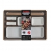 Sushisett DKD Home Decor 24 x 7 x 2 cm Naturell Hvit Steintøy Orientalsk