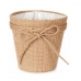 Planter Lasso Brun 14 x 14 x 14 cm Plast 14 x 12,5 x 14 cm