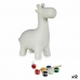 Piggy Bank pentru vopsit Girafă Ceramică 6,8 x 16,2 x 13,2 cm (12 Unități)