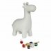 Piggy Bank pentru vopsit Girafă Ceramică 6,8 x 16,2 x 13,2 cm (12 Unități)