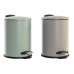 Pedal bin DKD Home Decor Beige Green 3 L Urban (2 Units)