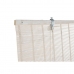 Estore de enrolar DKD Home Decor Envernizado Branco Bambu 120 x 2 x 230 cm