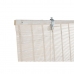 Feltekerhető redőny DKD Home Decor Lakkozott Fehér Bambusz 120 x 2 x 230 cm