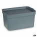 Cutie Multifuncțională Gri Plastic 2,3 L (13,5 x 11 x 20 cm) (24 Unități)