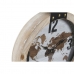 Стенен часовник DKD Home Decor 40 x 4 x 54 cm Кристал Желязо Дървен MDF Карта на Света (2 броя)