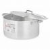 Kookpot met Deksel Kinvara 100011 Zilverkleurig 12,5 L (3 Stuks)