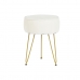 Repose-pied DKD Home Decor 34,5 x 34,5 x 48 cm Métal Blanc Moderne