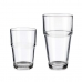 Set de Verres Transparent verre 260 ml 370 ml (4 Unités)