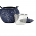 Theepot Home ESPRIT Blauw Wit Roestvrij staal Ijzer 600 ml (2 Stuks)