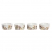 Set de Aperitiv DKD Home Decor 19,7 x 19,7 x 1 cm Natural Albastru Multicolor Gresie Cottage Case