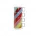 Set van koffiekopjes DKD Home Decor Wit Multicolour Lichtbruin Metaal Bamboe Dolomite Modern 260 ml