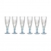 Champagne glass Exotic Crystal Blue 170 ml